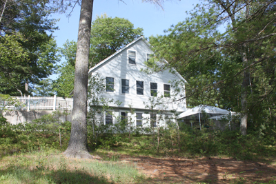 Cape from the pond side